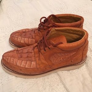 Los Altos Crocodile shoes size 11